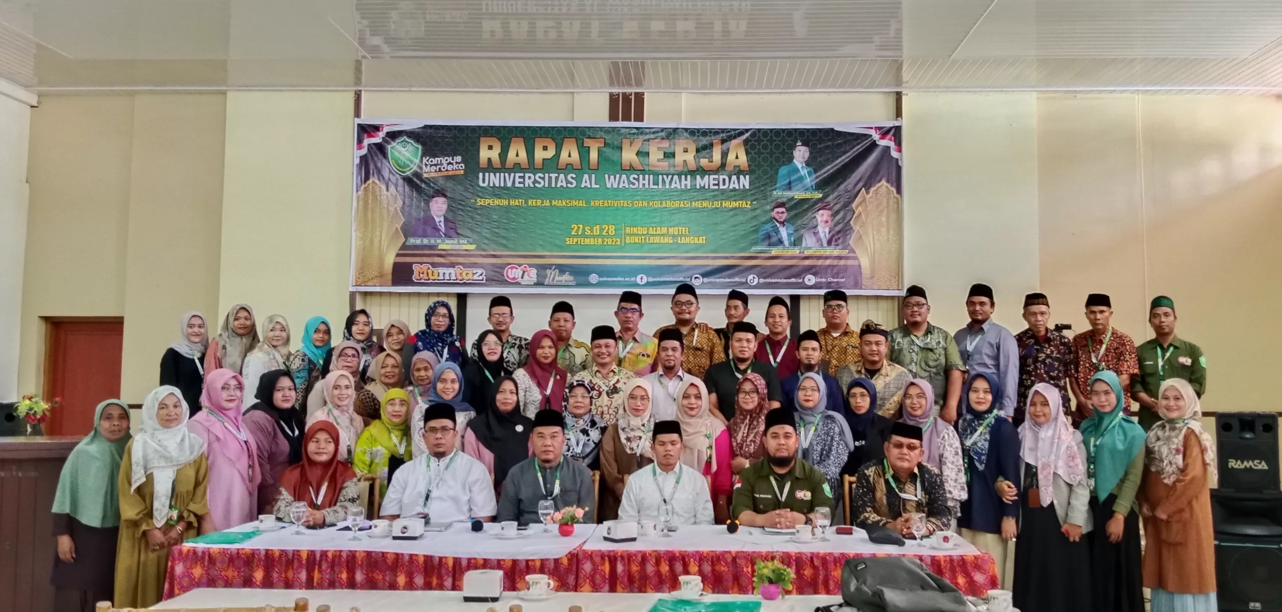 RAPAT KERJA UNIVERSITAS AL WASHLIYAH MEDAN: FOKUS PENINGKATAN KUALITAS DAN KOLABORASI EFEKTIF