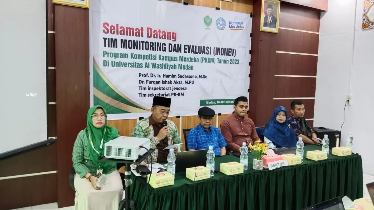 Monitoring dan Evaluasi Realisasi Dana Hibah PKKM Kemendikbud Ristek 2023 di Universitas Al Washliyah Medan