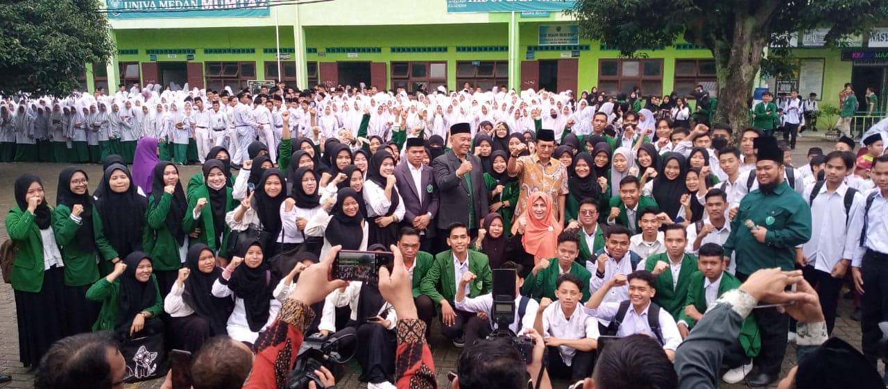 Kunjungan Wakil Ketua MPR RI Prof. Dr.Ir. H. Fadel Muhammad Al Haddar ke Universitas Al Washliyah Medan